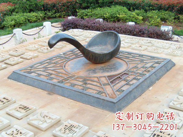 绵阳青铜司南指南针铜雕
