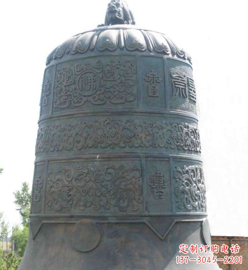 绵阳青铜钟雕塑 (2)