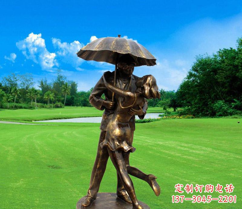 绵阳中领雕塑-专业制作情侣公园景观雕塑