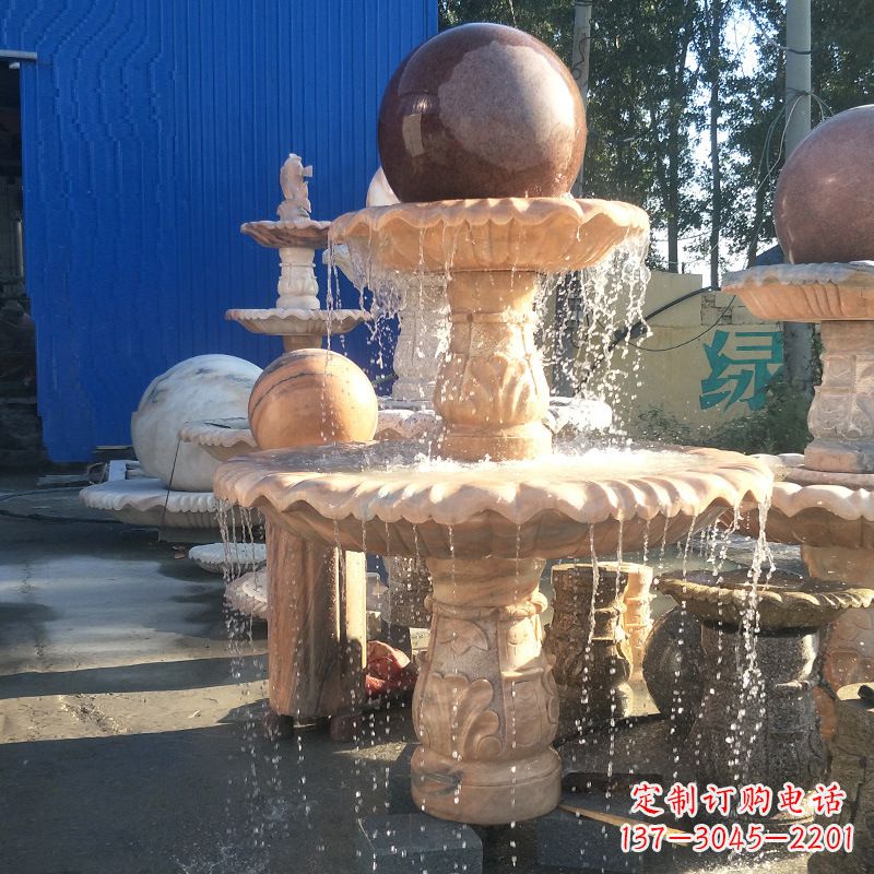 绵阳曲阳风水球雕塑,营造财运亨通的好运符
