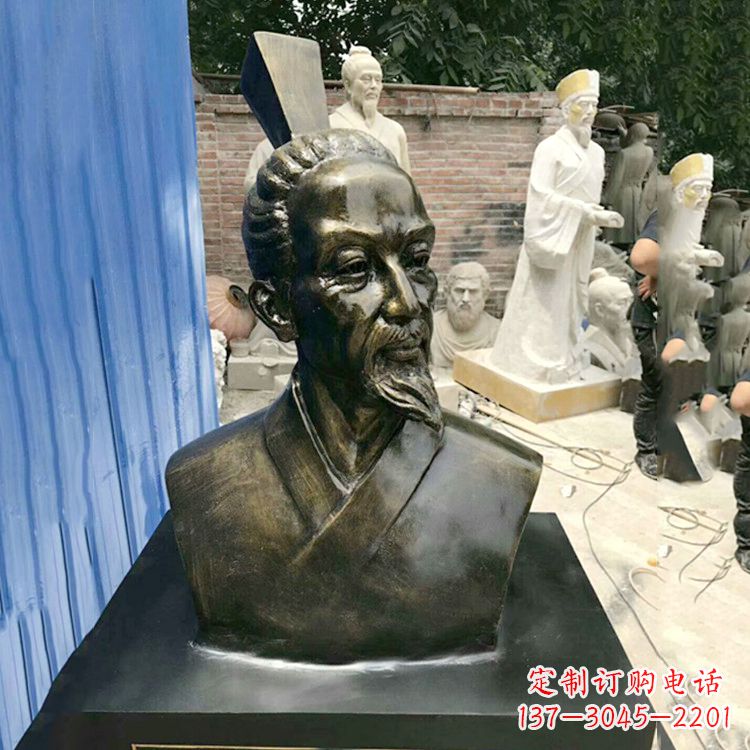 绵阳屈原雕塑仿铜头像,让您享受美好的艺术之美