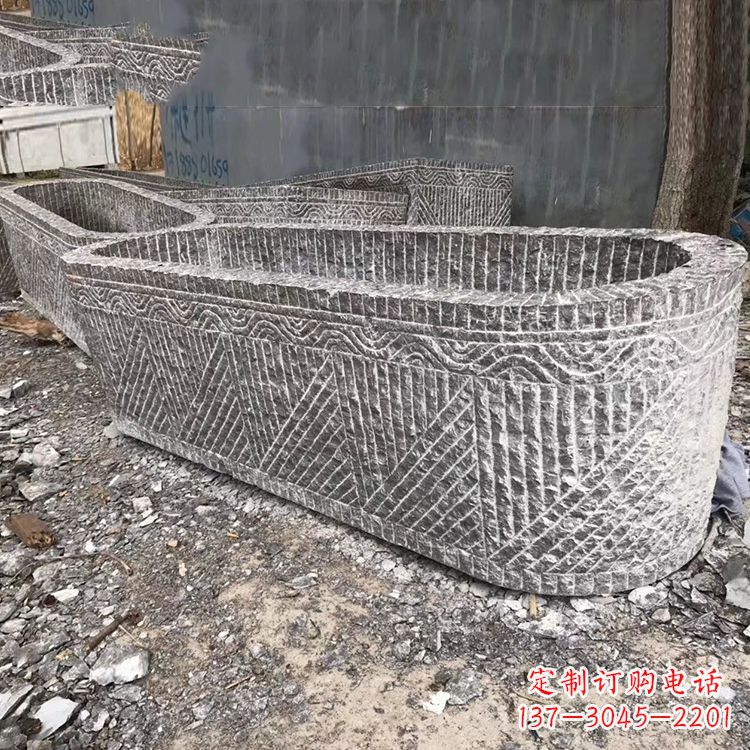 绵阳起点雕刻•手工老石槽雕塑