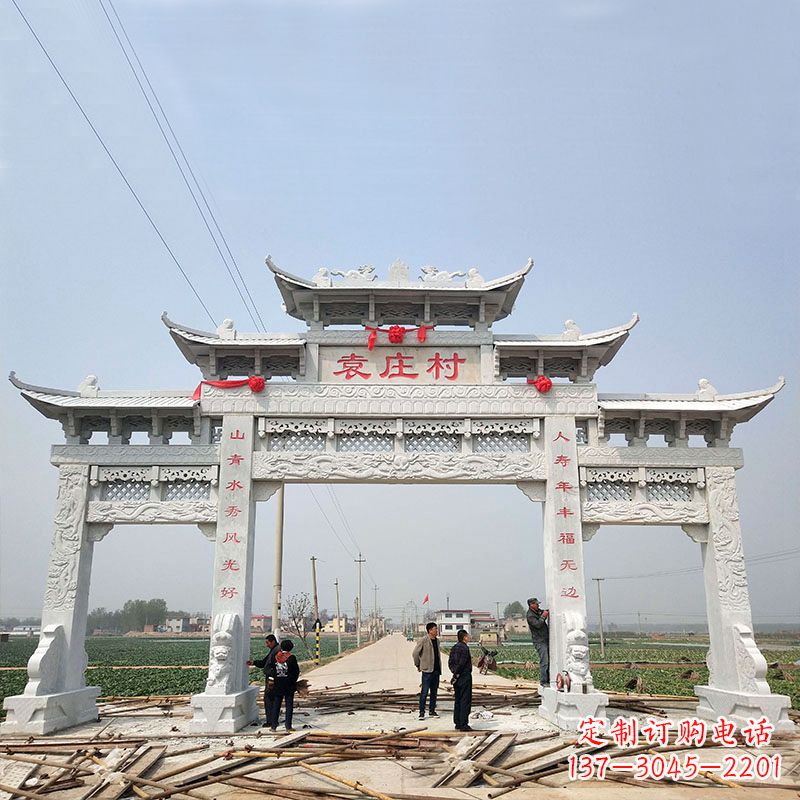 绵阳超精美牌坊雕塑,增添独特色彩