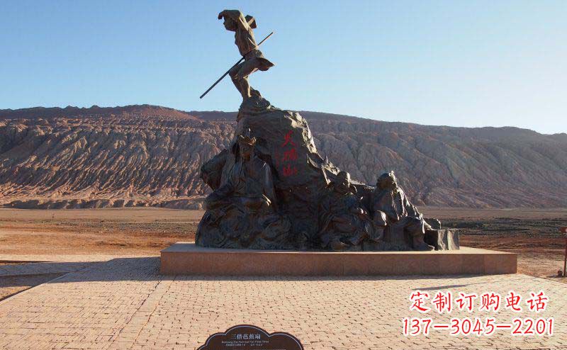 绵阳中领雕塑|唐僧铜雕雕塑定制