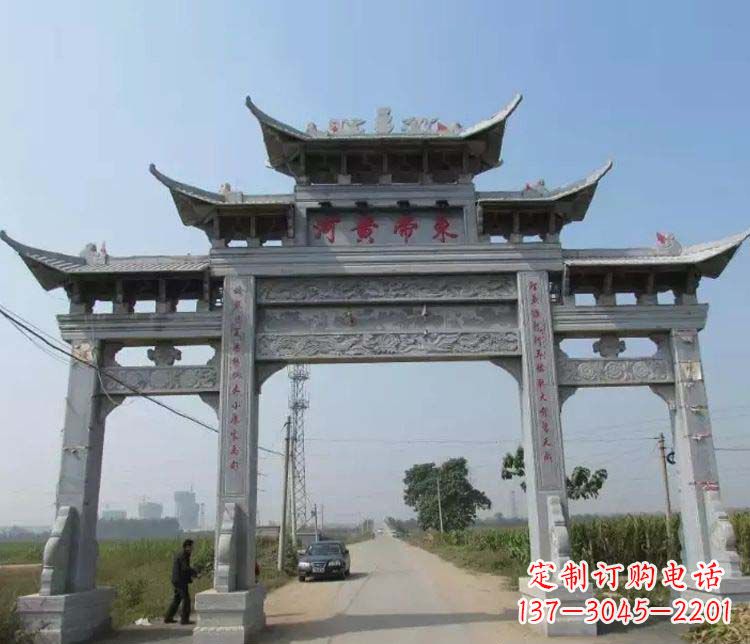 绵阳精品牌坊石雕,令您赞叹不已