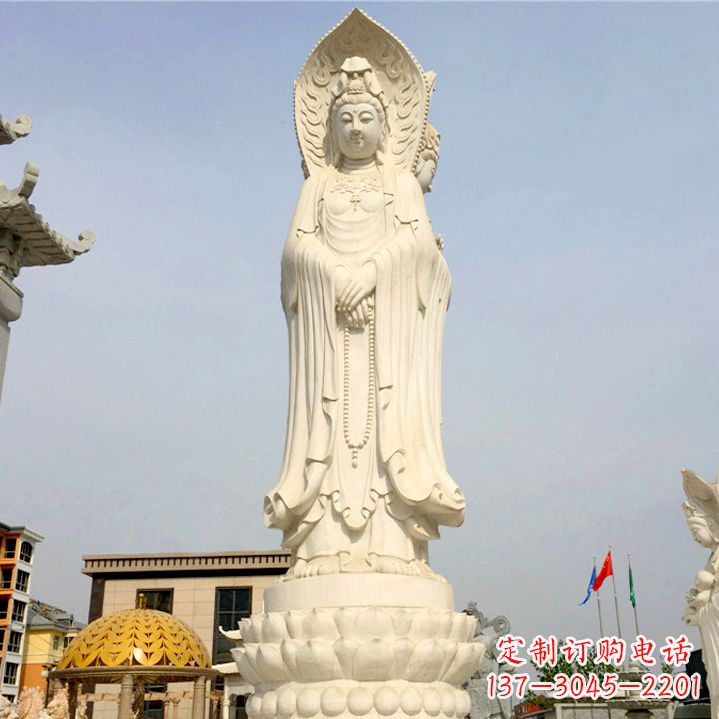 绵阳中领雕塑:观音三面佛像雕塑