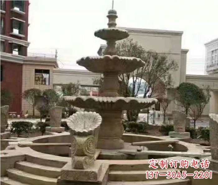 绵阳砂岩大型喷泉石雕