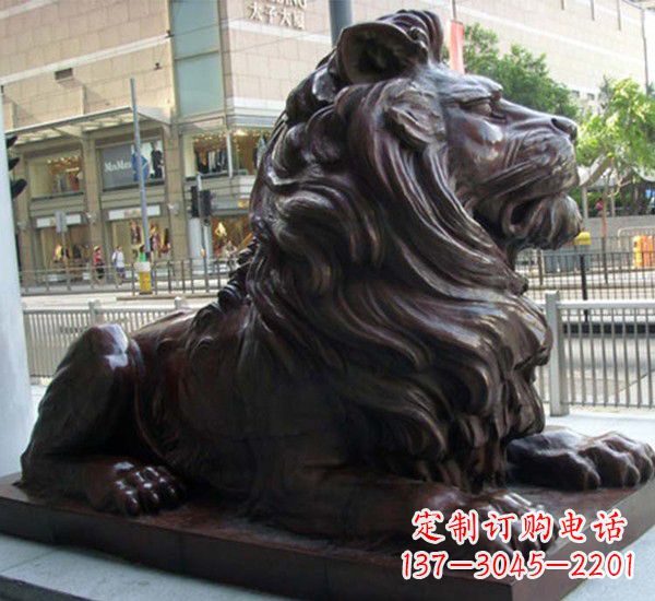 绵阳汇丰铜狮子雕塑,引领潮流,传承中国古典文化