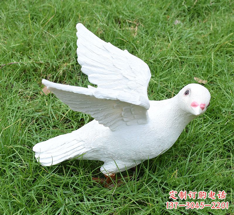 绵阳象征和平的少女和平鸽雕塑