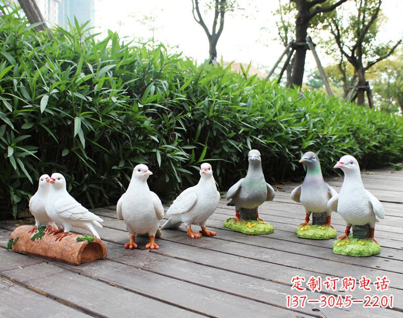 绵阳祝福世界的和平鸽雕塑