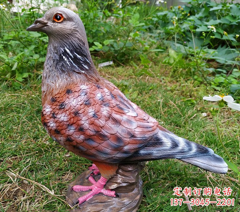绵阳中领雕塑推出:传递和平象征的和平鸽雕塑