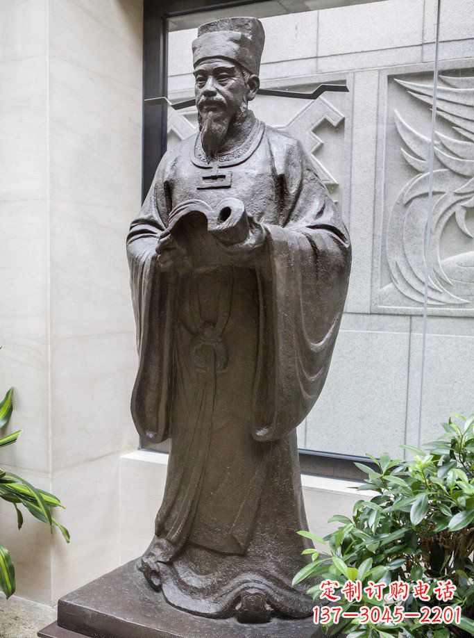 绵阳精美沈括古代人物铜雕