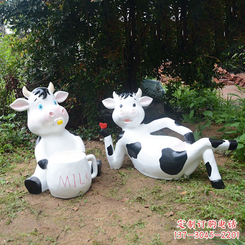 绵阳中领雕塑出品:生肖牛卡通雕塑