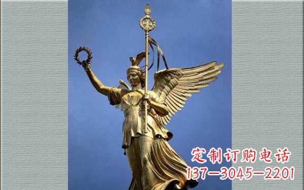 绵阳优雅的胜利女神铜雕
