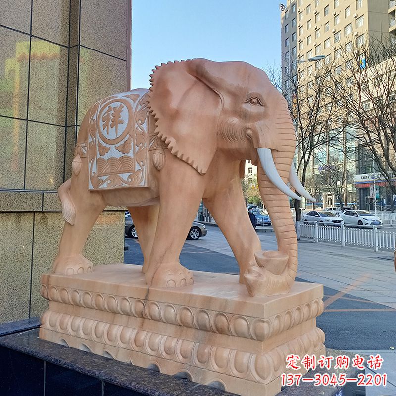 绵阳狮子大象石雕