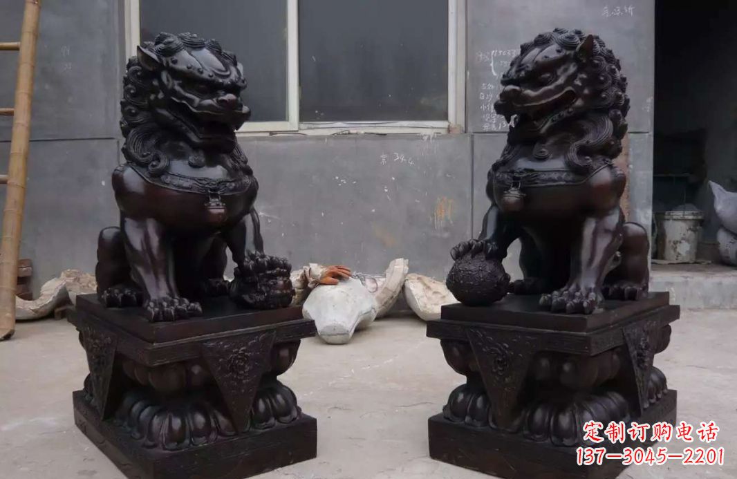 绵阳中领雕塑狮子雕塑,超精致的铜雕艺术