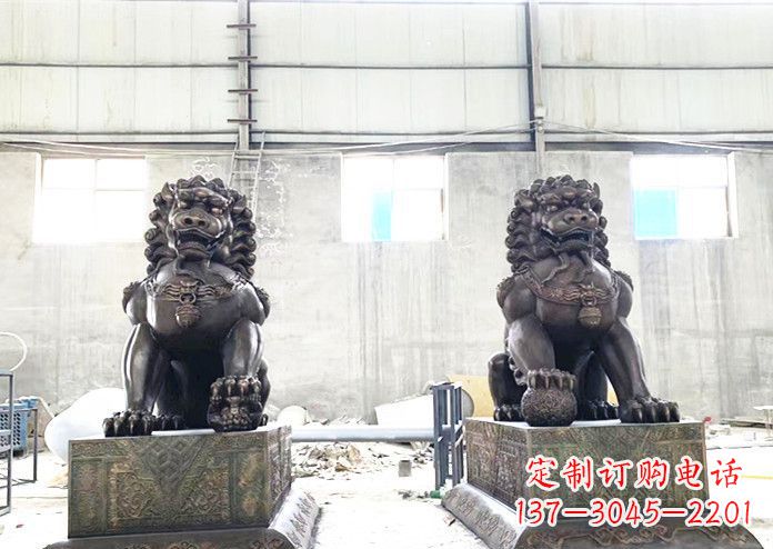 绵阳中领雕塑专业生产高端铜狮子雕塑。狮子雕塑…