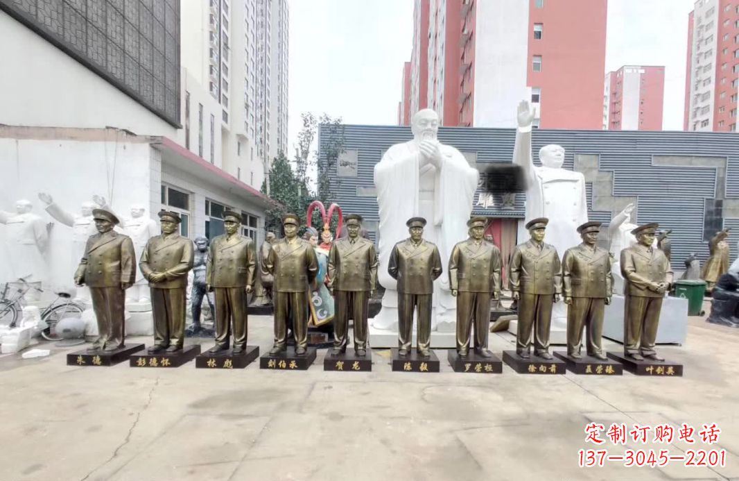 绵阳英勇战士铜雕,荣耀永载史册