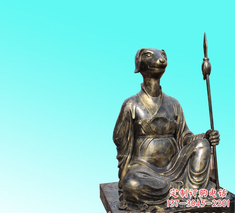 绵阳精美十二生肖坐式铜雕