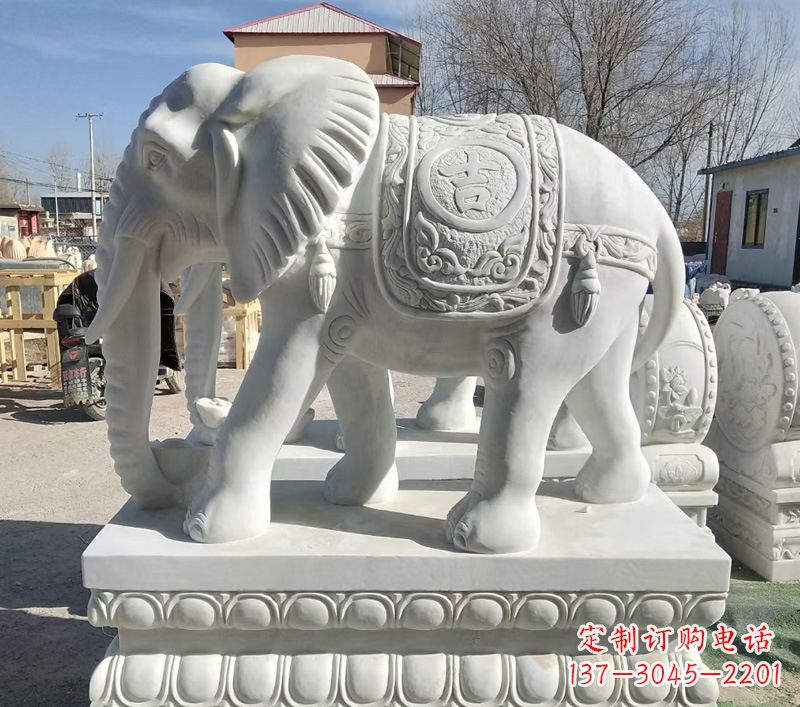 绵阳石材大象雕塑