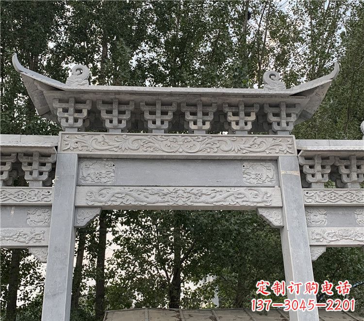 绵阳石材石雕牌坊