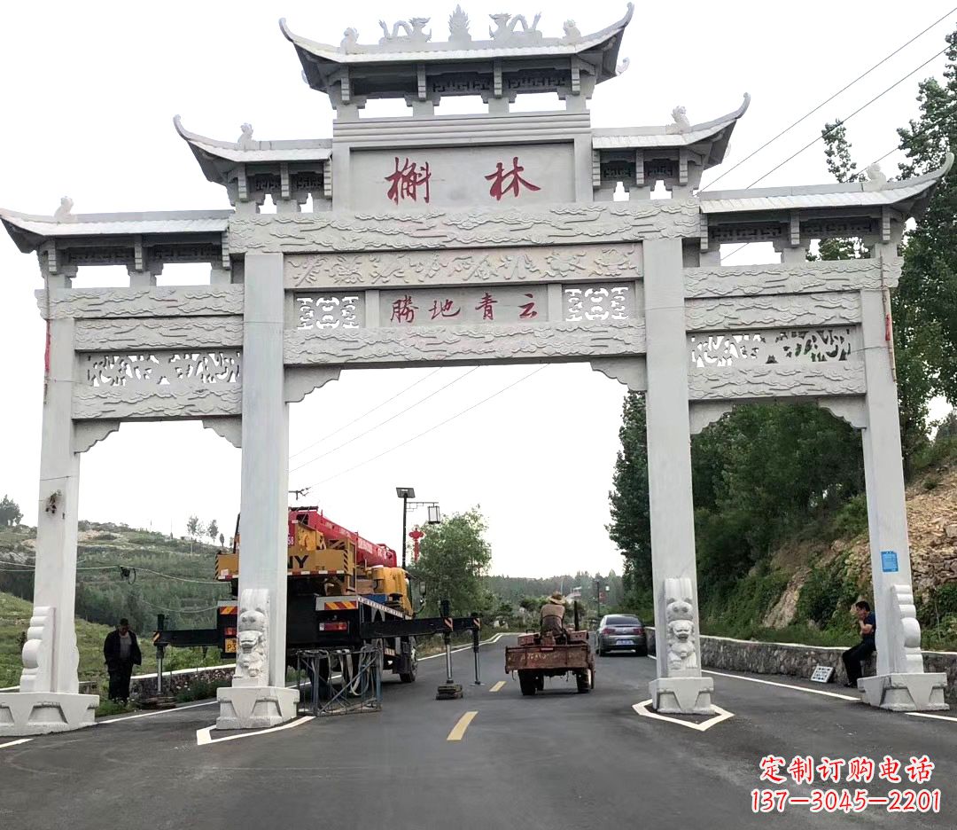 绵阳中领雕塑牌楼雕塑,精美绝伦