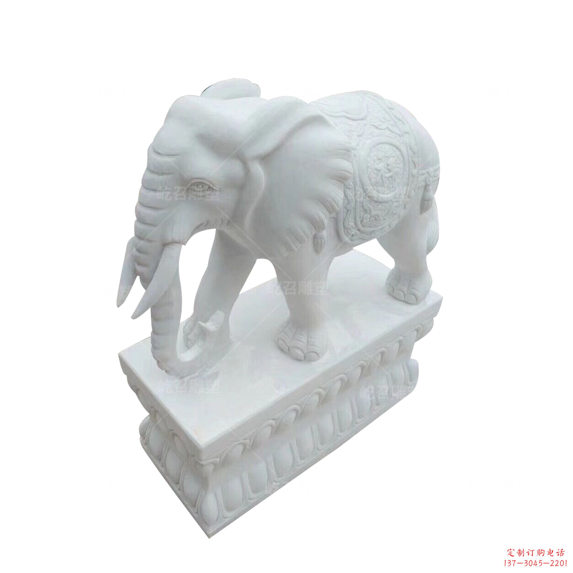 绵阳汉白玉观音雕塑,尊贵无比