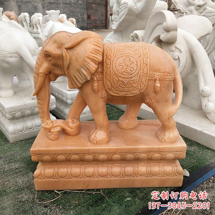 绵阳立柱大象雕塑,集美观和实用于一体