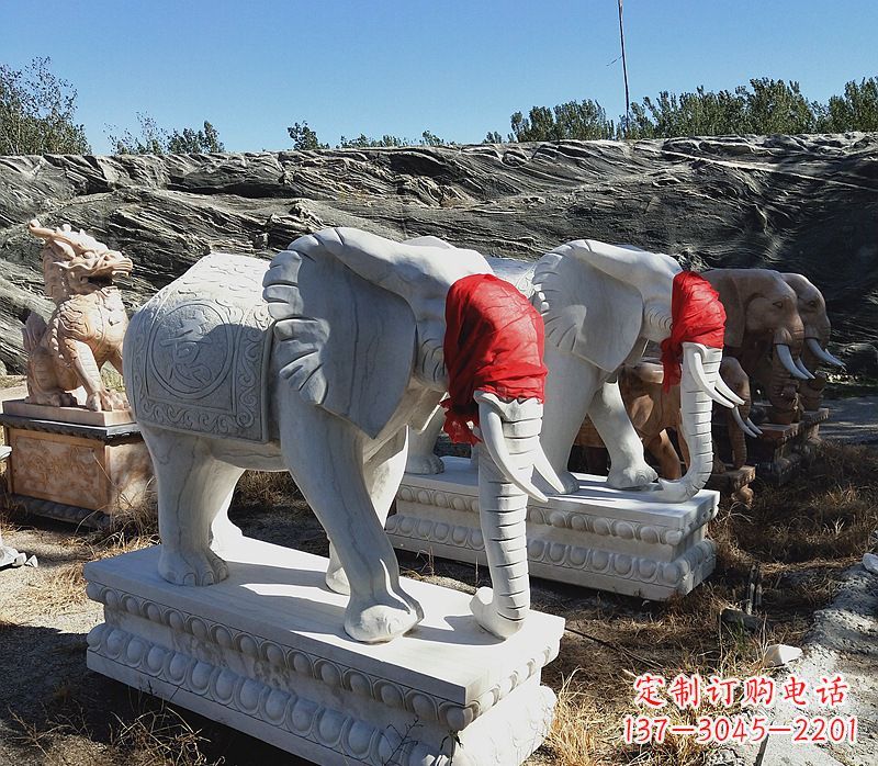 绵阳石雕大象别墅,集象美于一体