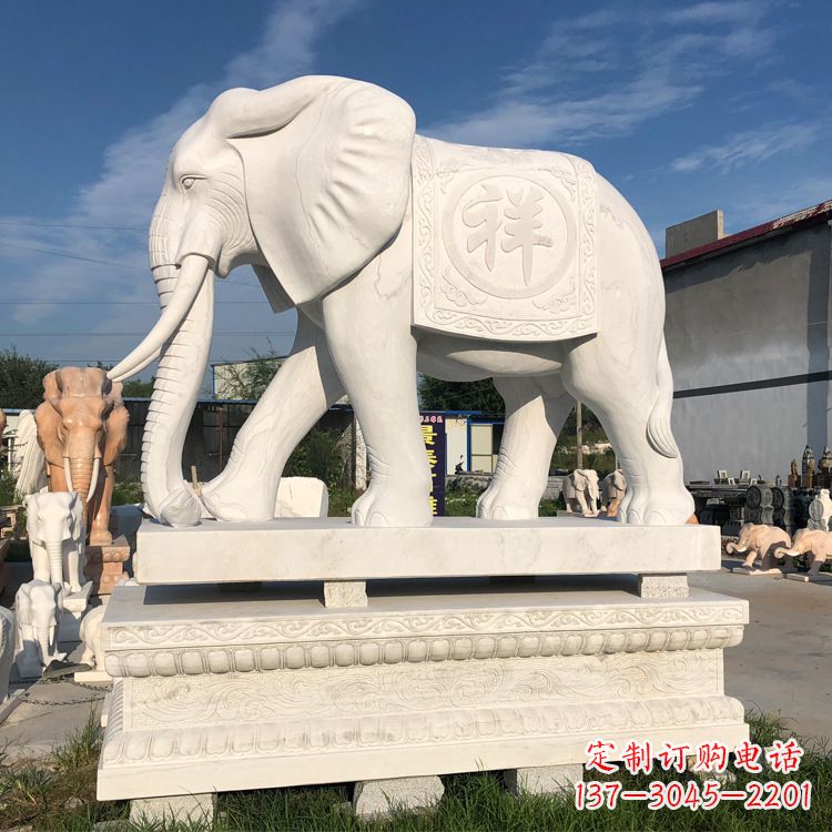 绵阳石雕大象雕