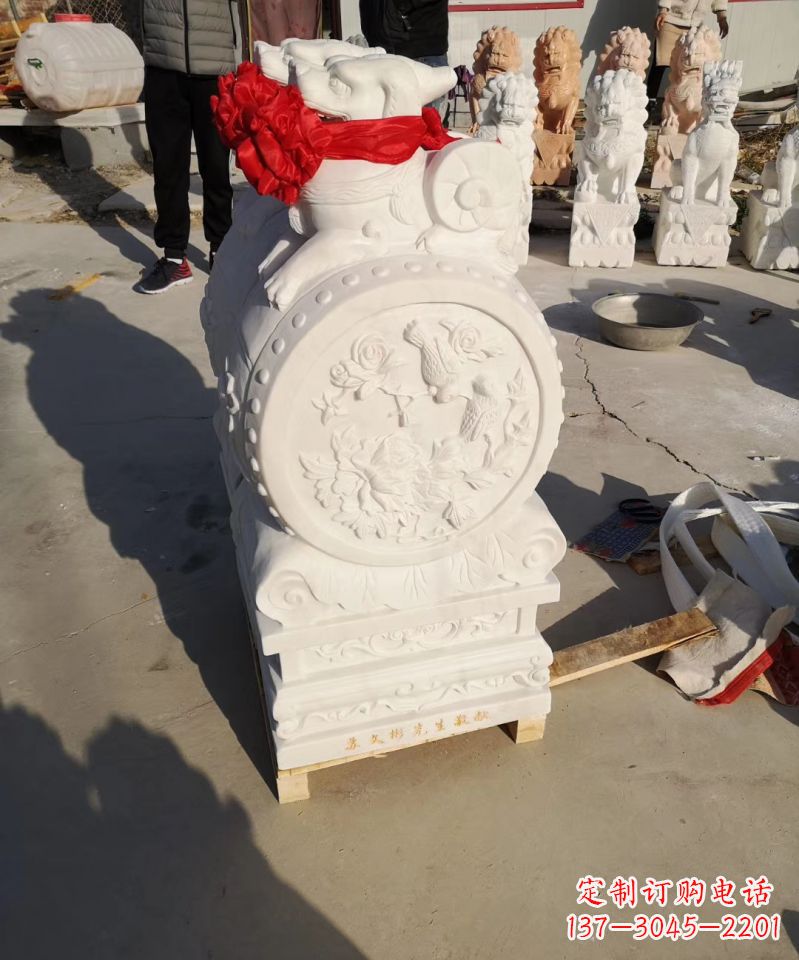 绵阳中领雕塑出品:石雕招财大象雕塑