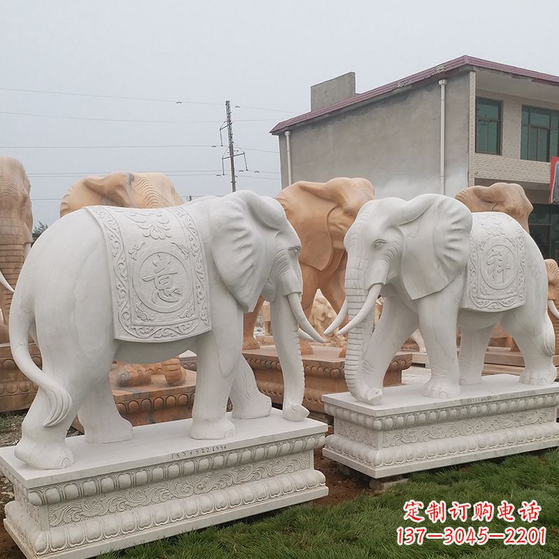 绵阳石雕大象镇宅