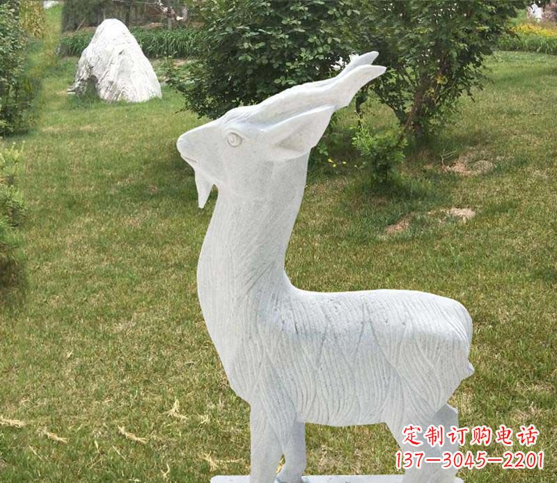 绵阳中领雕塑角度石雕动物羊雕塑