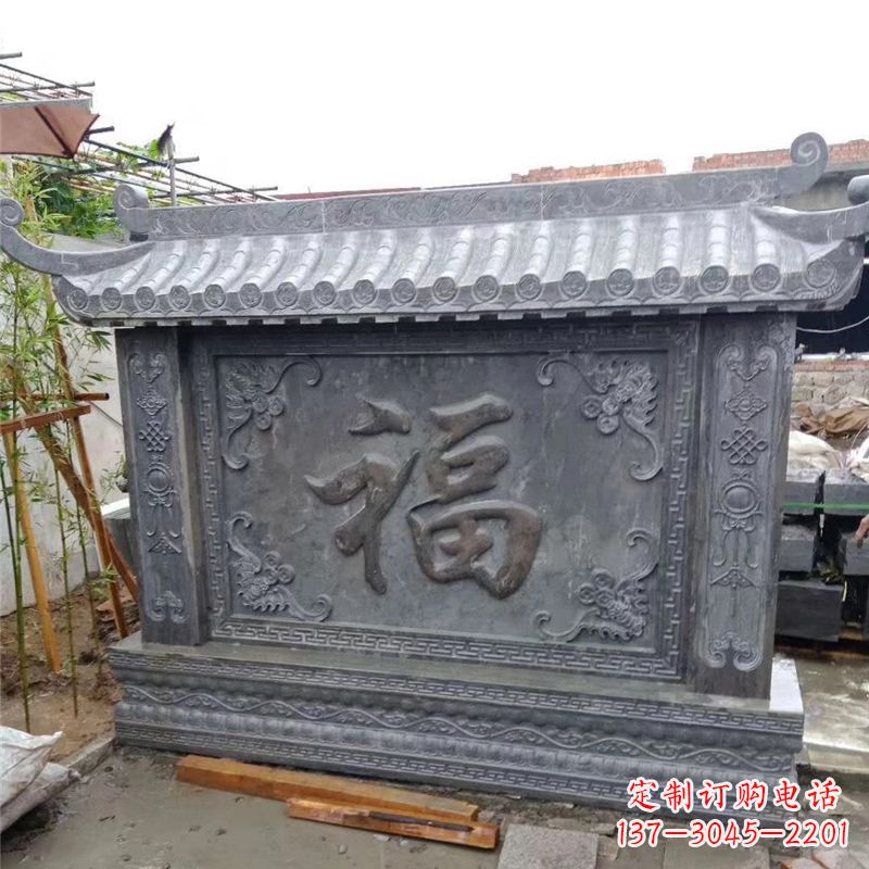 绵阳中领雕塑:福字雕塑,点缀婚房庭院