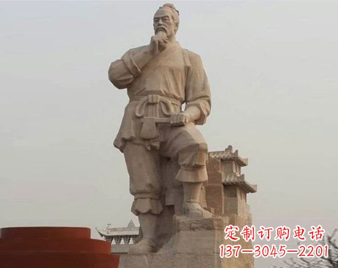 绵阳重拾古代风采,中领雕塑打造高贵的鲁班雕塑