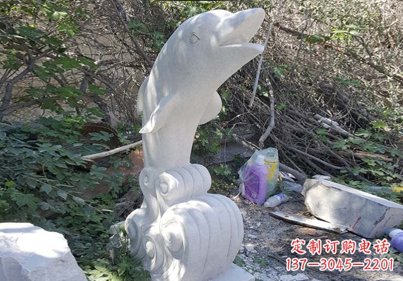 绵阳海豚雕塑:悠闲无比的精灵