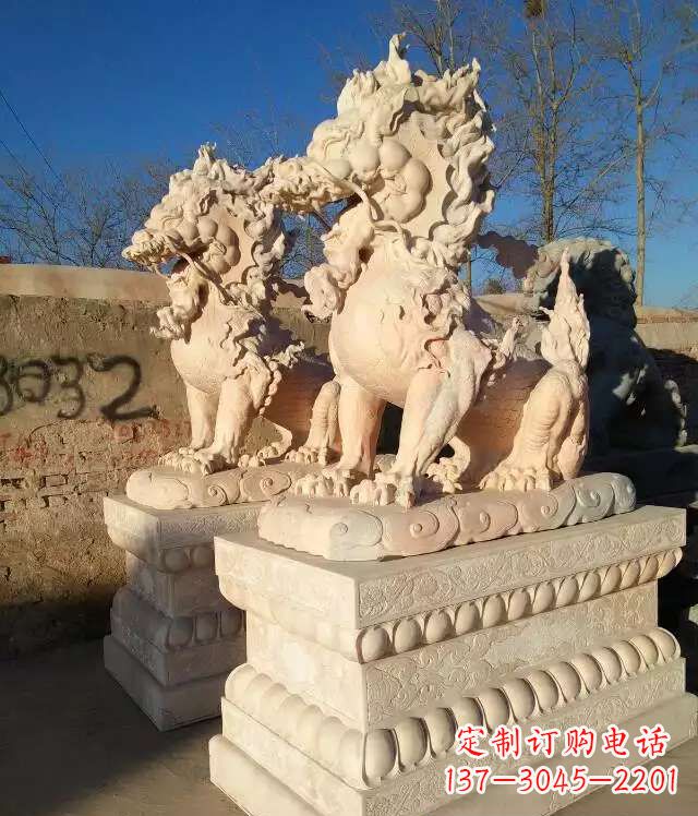绵阳石雕吉祥麒麟