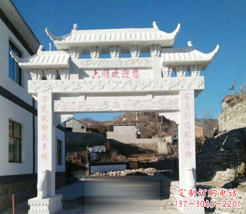 绵阳牌坊雕塑:为景观增添独特灵气