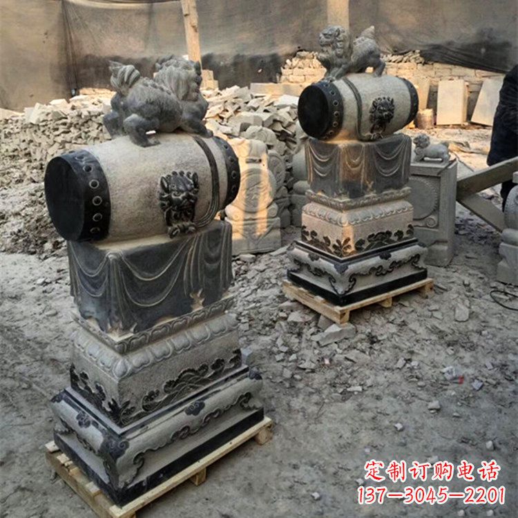 绵阳石雕门墩 大象