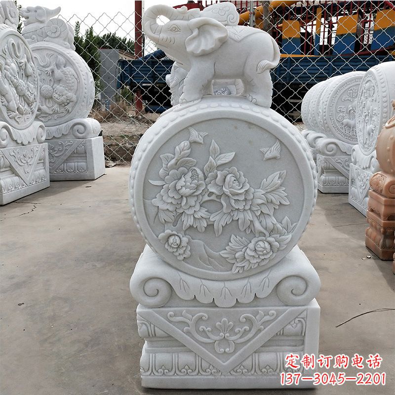 绵阳精美门墩雕塑，增添独特气质