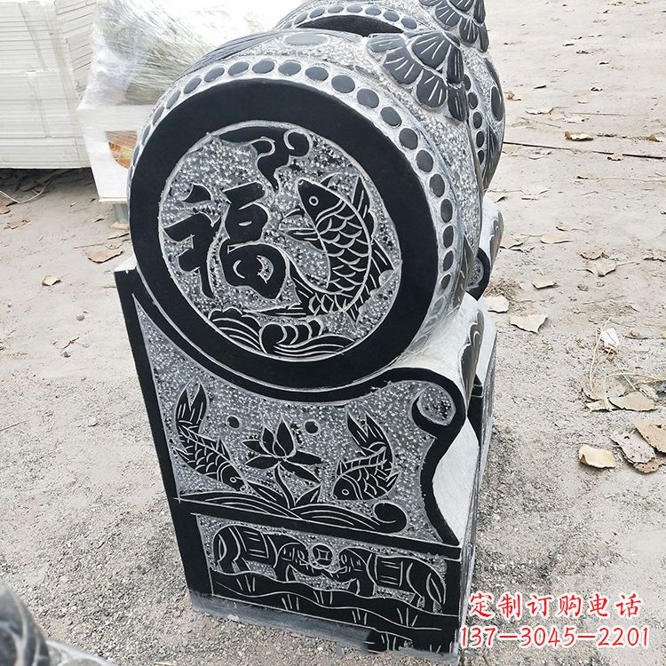 绵阳青石门墩雕塑,让您的家居典雅自有格调