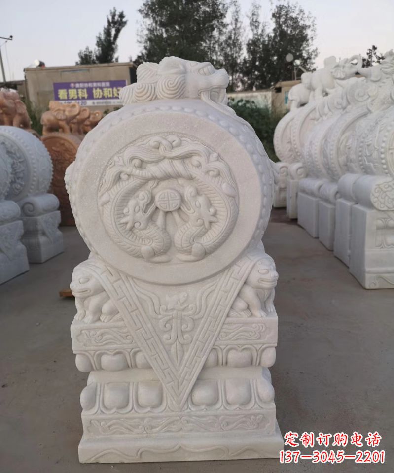 绵阳尊贵堂皇的石雕门墩雕塑