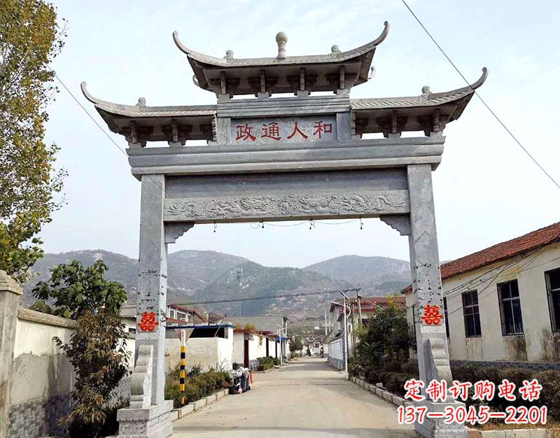 绵阳全球领先的石雕牌楼雕塑定制服务