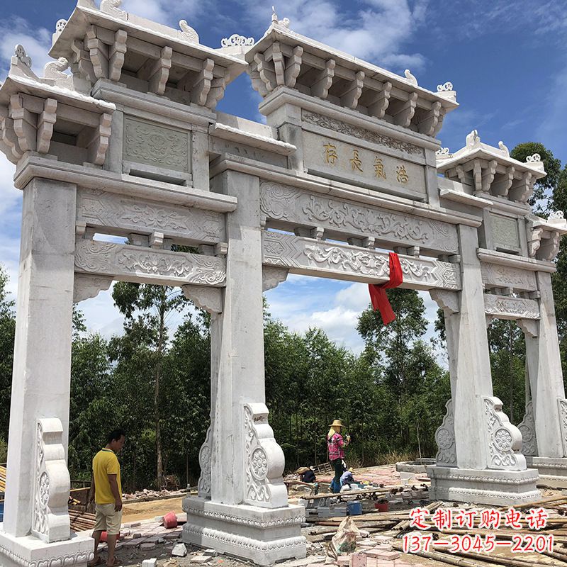 绵阳石雕牌坊陵墓雕塑,让你的家族历史永载史册