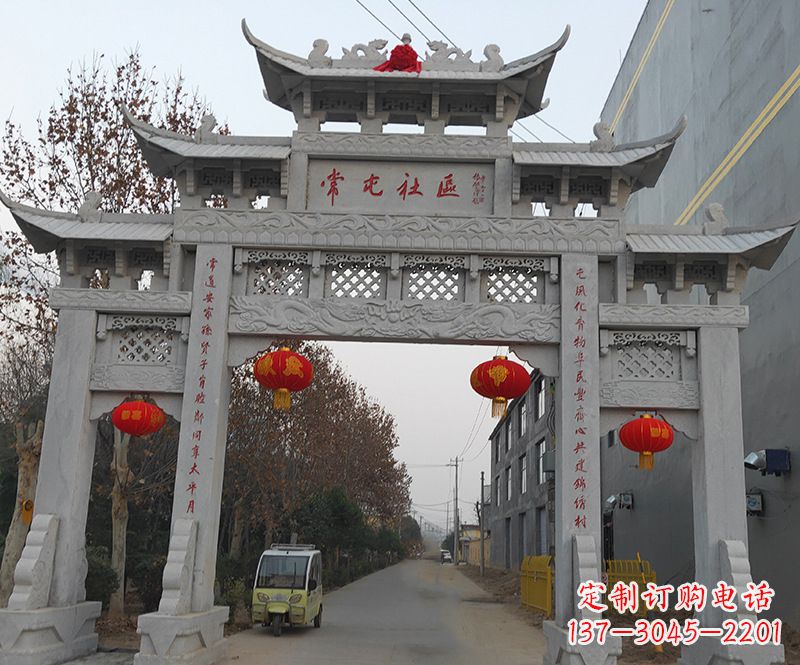绵阳石雕牌坊楼