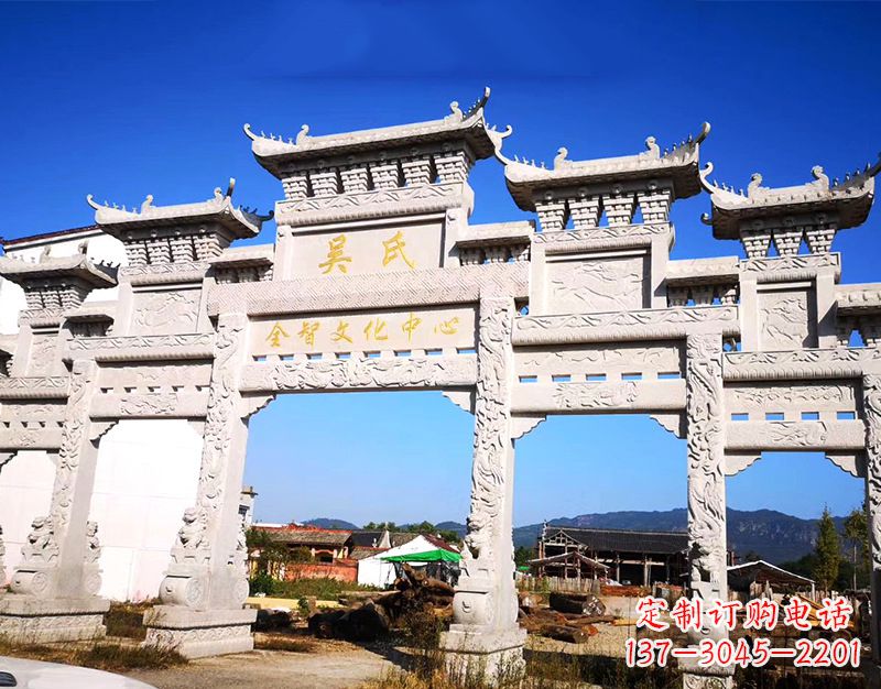 绵阳拥有永恒之美的牌坊雕塑