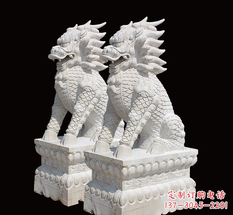 绵阳中领雕塑推出麒麟雕塑一对