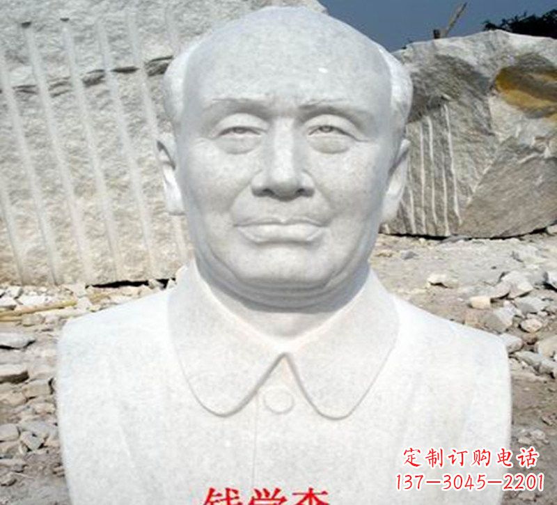绵阳拥有雄浑气势的钱学森头像雕塑