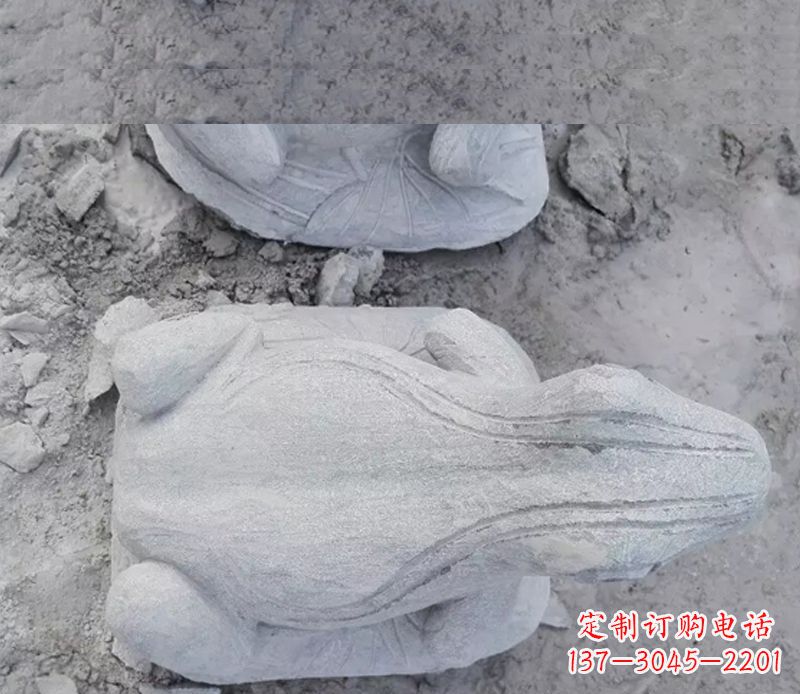 绵阳石雕青蛙雕塑