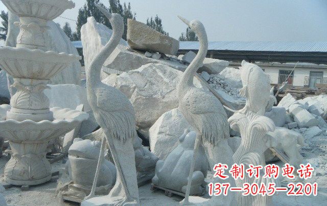 绵阳石雕仙鹤